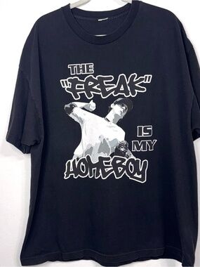 Vintage Tim Lincecum Freak Is My Homeboy Shirt 2XL San Francisco Giants Rare